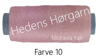 Moravia Hør 40/2 farve 10 Lys rosa